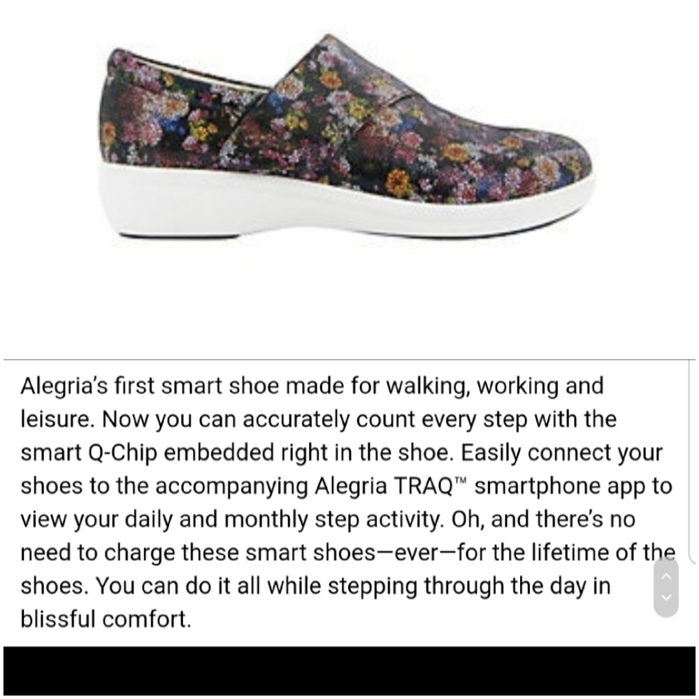 TRAQ BY ALEGRIA SMART SNEAKERS - NIB!